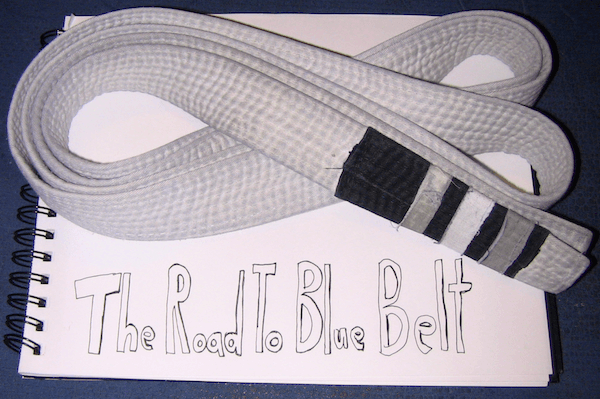 blue belt  Dirty White Belt